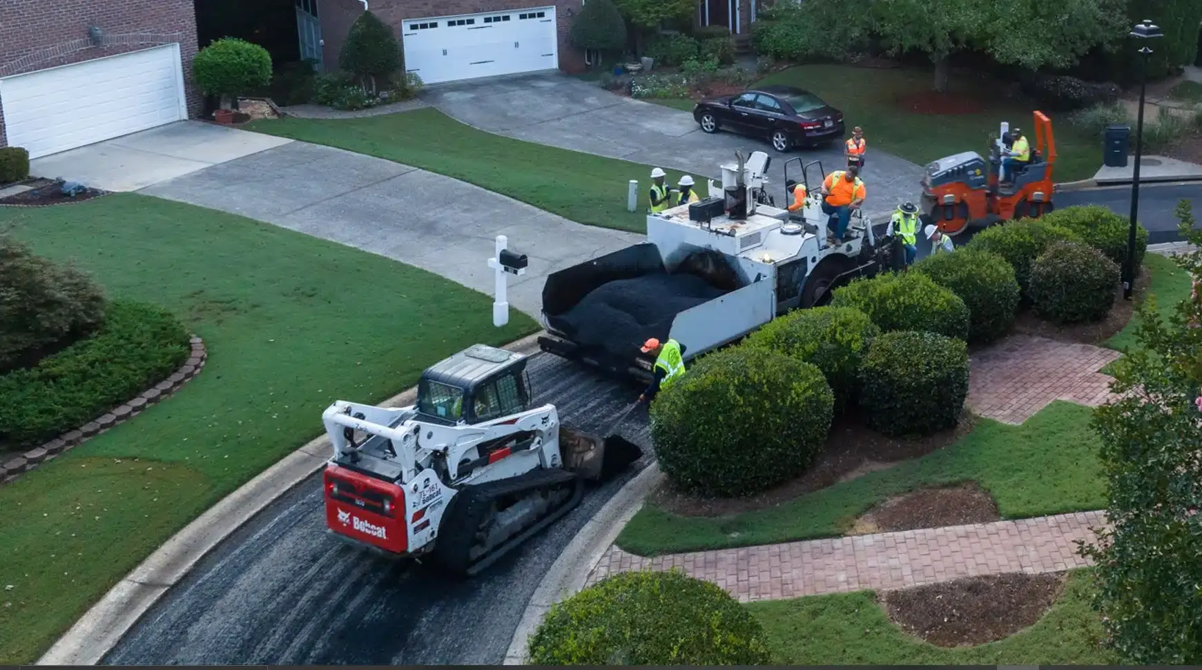 Residential asphalt paving